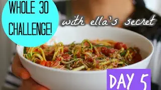 Whole 30! Day 5: Autumn Comfort Zoodles Recipe!