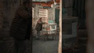 До / После📍Бесплатные пресеты Lightroom для уличной фотографии на компьютере и мобильном устройст...