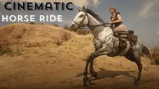 Beautiful Horses | Cinematic Horse Ride RDR 2 | ASMR