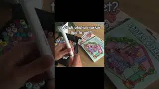 Which Ohuhu marker tips did i get? #shorts #ohuhumarkers #brush #fine