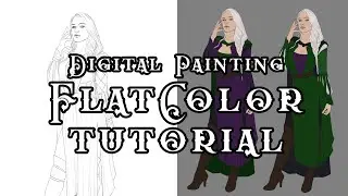 FLAT COLORS - Digital Art Tutorial