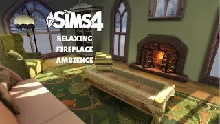 Cozy Fireplace Ambience in The Sims 4 &ndash; Relaxing ASMR & Background Sounds