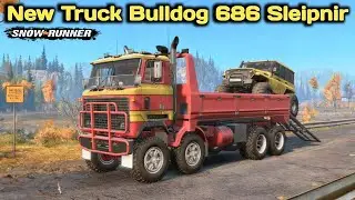 New Truck Bulldog 686 Sleipnir In SnowRunner Season 17 #snowrunner #offroad #truck 