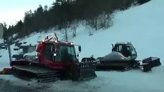 Damage au Col de Rousset - PistenBully 300W