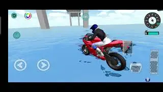 3D Driving Class - New Red Super Sports Motor Bike In USA City- Funny Car Games - Android Gameplay
