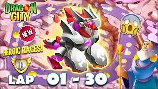 Dragon City: High Tectonic Dragon | Heroic Race LAP 1 - 30 COMPLETED 😱