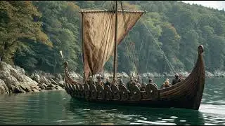 vikings in normandy on a big wood