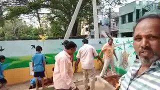 Tree plantation by vasavi swayam seva sangham