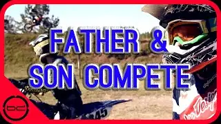 Son Beats Father In Motocross Race