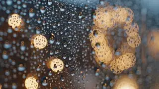 Rainy Night Window | Deep Focus & Relaxation Loop | ASMR Sleep Sound