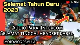 Motovlog Pemula pakai intercom BTS3 dihubungkan ke HP #motovlog #motovlogpemula #intercom #bts3