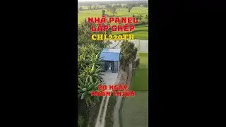 🏠 Ho&agrave;n thiện nh&agrave; panel lắp gh&eacute;p tại Thủ Thừa &ndash; Long An