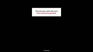 Why They Took You For Granted #relationshipadvice #reality #quotes #deepquotes #motivation #shorts