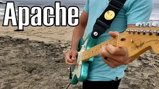 The Shadows - Apache (Instrumental Surf Guitar Cover)