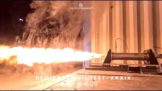 Static Fire Test-39 | DEMİRKAZIK-II Hybrid Rocket Motor | Yıldız Rocket Team