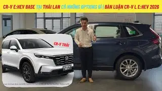 Honda CR-V Hybrid 2026 Bản Base tại Thái Lan được trang bị những gì | Thông tin CR-V L Hybrid 2026