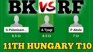 BK vs RF || RF vs BK Prediction || BK VS RF 11TH ECS HUNGARY T10 MATCH