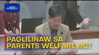 Sen. Lacson, nilinaw na hindi kasama sa Parents Welfare Act ang pabayang magulang| Mukha ng Balita
