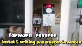 setting parameter inverter Ls ig5a forward reverse