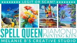Spell Queen {SpellQueen.com} Diamond  Painting Kits | Unboxing, Review &Quality | Legit or Scam