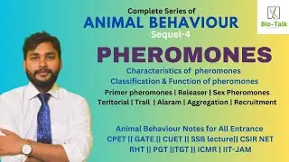 Pheromones | Characteristics |Types of Pheromones |Animal Behaviour notes for All Entrance |Sequel-4