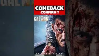 Salman khan Comeback With Battle of Galwan Movie #salmankhan