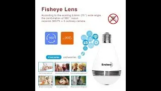 Eroboo WiFi Light Bulb Camera