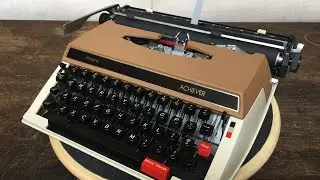 Обзор пишущей машинки: Sears Achiever 1976 года (модель JP7 от Brother)