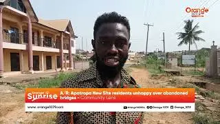 A/R: Apatrapa New Site residents unhappy over abandoned bridge