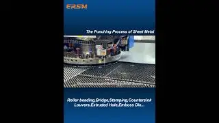 The punch press can perform so many different processes!