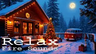Warm Winter Balcony next to the Fireplace 🔥 Soothing Piano Jazz Music for Study, Work and Relax