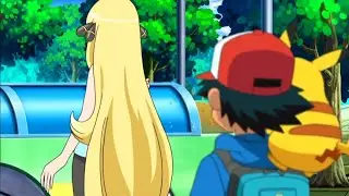 Ash Meets Cynthia In Unova region (Hindi) |Pok&eacute;mon BW Rival Destinies In Hindi| |Cynthia Returns|