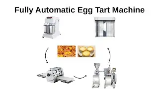 Fully Automatic Tart Maker Bakery Tart Making Equipment Tart Pastry Machine #machine #food