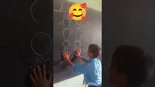 hand activity। blackboard hand activity in school।#school#game#fun #activity#children
