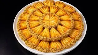 شیرینی پسته‌ای ساده و خوشمزه با خمیر هزارلا 🥐💚 | Easy & Sweet Pistachio Puff Pastry Dessert