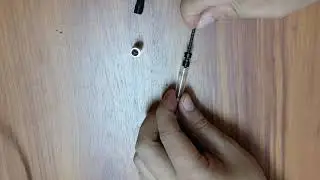 Disassemble and reassemble fountain pen converter.