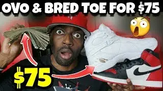 OVO 8 & BRED TOE ONLY $75!!! (NOT CLICKBAIT MUST WATCH)
