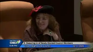 Citrus Heights City Council - December 11, 2024