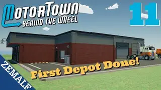 Depot Construction IV - Concrete, Plastic Pipes, Steel H-Beams | 11 | Motor Town 0.7.14 Update