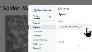 Text to Speech with Read&Write