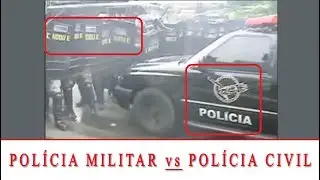 PM x Pol&iacute;cia Civil (SP) - Greve (Confronto Militar x Policiais Civis)