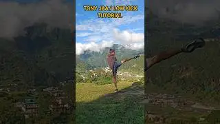 Tony Jaa / Low Kick Tutorial #tonyjaa #fightingskills #shortsfeed #selfdefence #tutorial #shorts