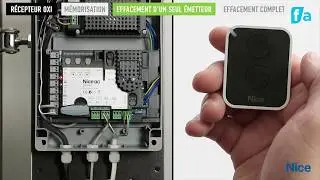 How to remove a single remote controll from the memory of the Nice OXI remote controll?