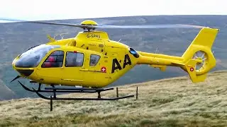 North West Air Ambulance Departure From Holme Moss Summit & Middleton | 07.09.25