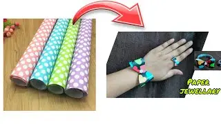 Paper jewellery | How to make jewellery from Paper | Ag diy |