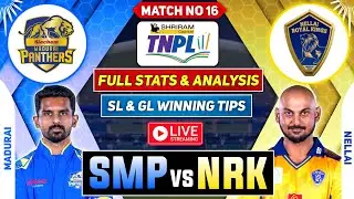 🔴 TNPL Live Match Today | SMP vs NRK Dream11 Prediction SMP vs NRK TNPL Dream 11 Team of Today Match