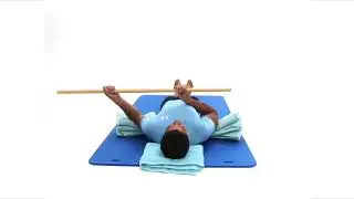 Shoulder External Rotation (dowel, lying supine)