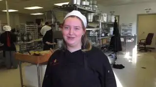 CTE Student Minute: Cleaning/Sanitizing in the Kitchen