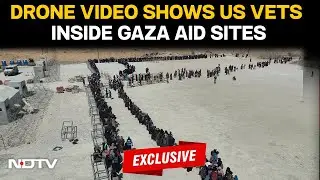 Gaza News | Drone Video Shows US Veterans Inside Gaza Aid Sites, But Who Regulates Them?
