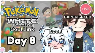 Blind Pokemon White Nuzlocke Soul Link bc I'm a freak (day 8)